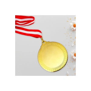 Metal Madalya - Gold Madalya - Baskısız Madalya - Boş Madalya - 10 Adet