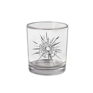 Kırık Baskılı Viski Bardağı - Kırık Model Bardak