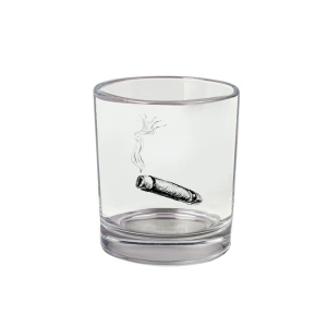Sigara Baskılı Viski Bardağı - Sigaralı Bardak