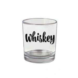 Vhiskey Yazılı Viski Bardağı - Viski Bardak