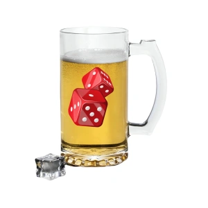 Zar Baskılı Bira Bardağı - Bira Bardak