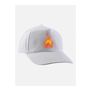 Ateş Baskılı Şapka - Ateş Model Şapka
