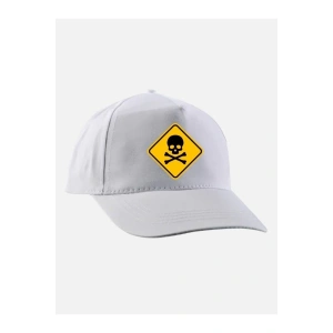 Ölüm Tehlikesi Baskılı Şapka - Dikkat Şapkası