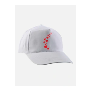 Kalpler Baskılı Şapka - Kapli Şapka