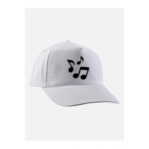 Müzik Notalı Şapka - Nota Baskılı Şapka