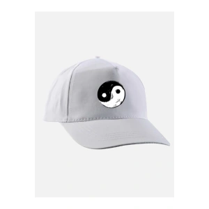 İyilik Sembol Baskılı Şapka - İyilik ve Kötülük Logolu Şapka