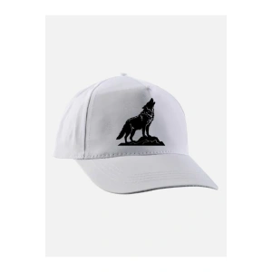 Kurt Baskılı Şapka - Kurt Model Şapka