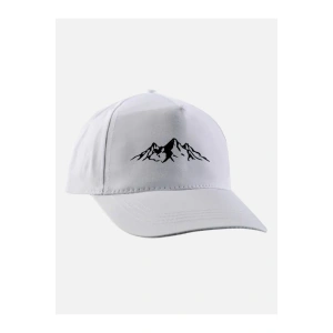 Dağ Baskılı Şapka - Dağ Model Şapka