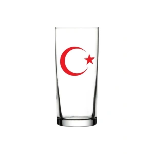 Ay Yıldız Baskılı Rakı Bardağı - Ay Yıldızlı Rakı Bardağı