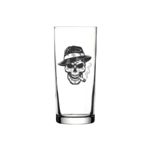 Kuru Kafa Baskılı Rakı Bardağı - Kuru Kafalı Rakı Bardağı