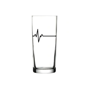 Kalp Atışı Baskılı Rakı Bardağı - Kalp Atışlı Rakı Bardağı