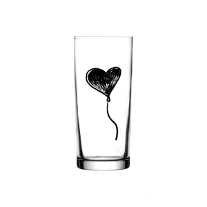 Kalp Baskılı Rakı Bardağı - Kalpli Rakı Bardağı