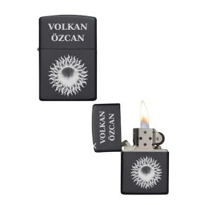 Kişiye Özel Güneş Baskılı Metal Çakmak