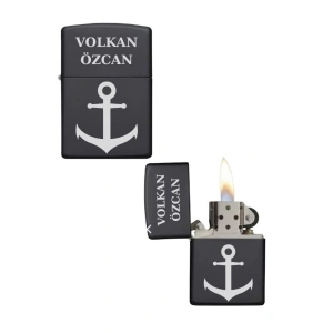 Kişiye Özel Çapa Baskılı Metal Çakmak