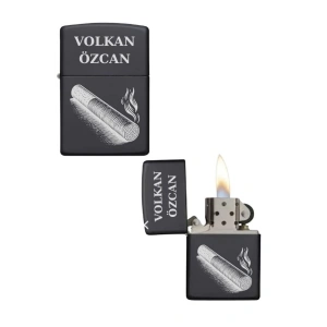 Kişiye Özel Sigara Baskılı Metal Çakmak