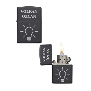 Kişiye Özel Ampüllü Metal Çakmak