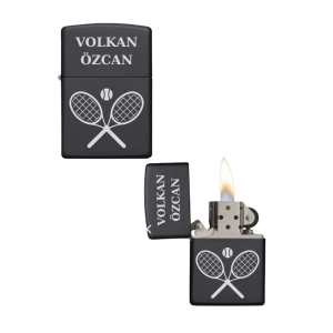 Kişiye Özel Tenis Model Metal Çakmak