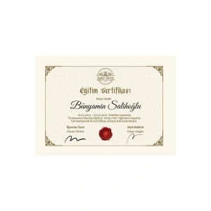 Kişiye Özel Sertifika - Eğitim Sertifikası - Mezuniyet Sertifikası - Başarı Sertifikası ( 10 Adet )