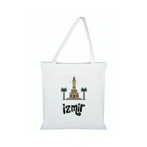 İzmir Baskılı Bez Çanta - İzmirli Çanta
