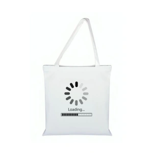 Yükleniyor Baskılı Bez Çanta - Loading Baskılı Çanta
