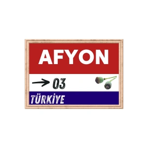 Afyon Tablo - Retro Tablo