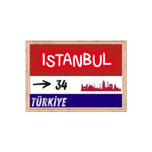 İstanbul Tablo - Retro Tablo