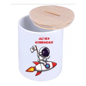 Kişiye Özel Kumbara - Resimli Kumbara - Baskılı Porselen Kumbara