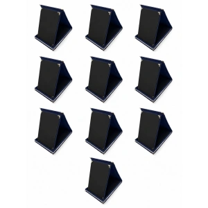 Toplu Plaket - Lacivert Kadife Plaket - Metalsiz Boş Plaket ( 10 Adet )