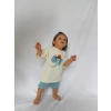 Fil Baskılı Şortlu Takım