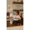 Kahve çizgili Baggy pantolon