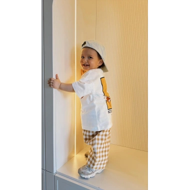 Dondurma Baskılı Oversize Tişört