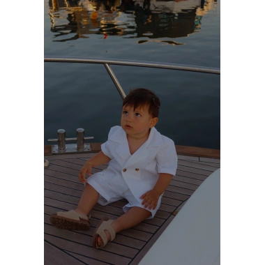 Beyaz Keten İkili Takım
