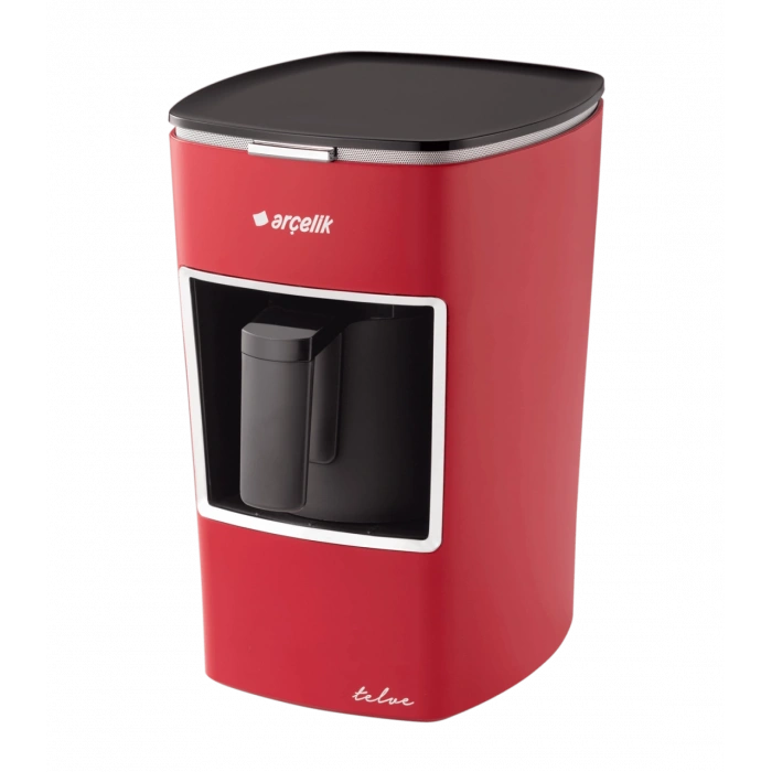 Arçelik K 3300 Kırmızı Mini Telve Türk Kahve Makinesi