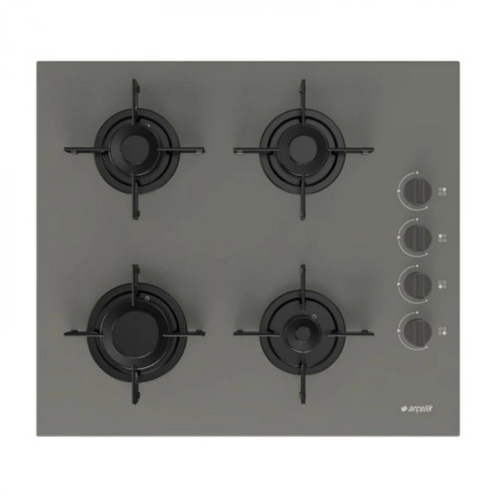 OCD T 601-2 EG 60 cm Gri Cam Ankastre Ocak