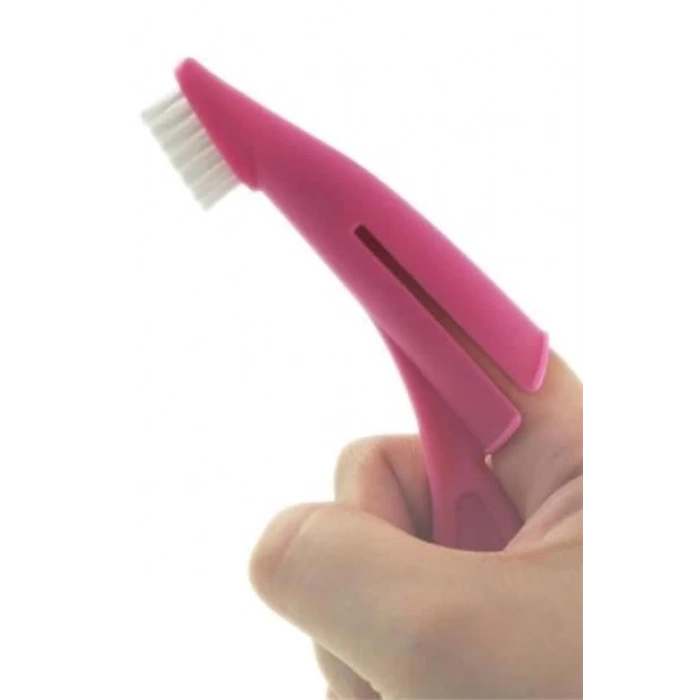 TUFEYO  Kedi ve Köpek Parmak Geçmeli Diş Bakım Fırçası Evcil Hayvan Diş Tartar Plak Temizleme