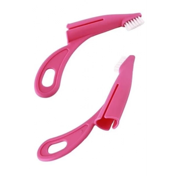 TUFEYO  Kedi ve Köpek Parmak Geçmeli Diş Bakım Fırçası Evcil Hayvan Diş Tartar Plak Temizleme