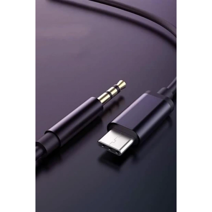 TUFEYO  Type C Android ve  35 mm Kulaklık Girişli Ses Dönüştürücü Aux  Kablo