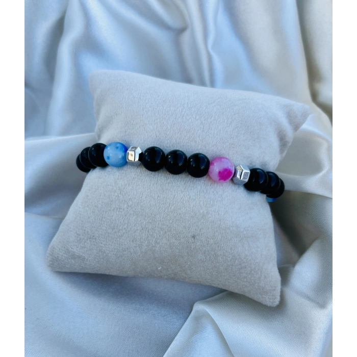 MAVİ SODALİT-DÖKÜM TAŞLI DOĞAL TAŞ BİLEKLİK