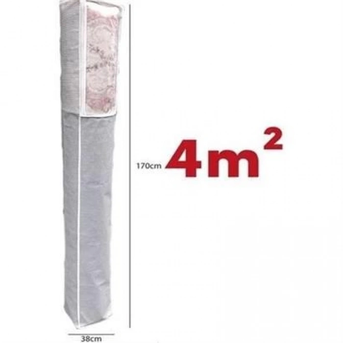 TUFEYO Pencereli Halı Hurcu Toz geçirmez Sağlam Dayanıklı Hurç Organizer 4m²