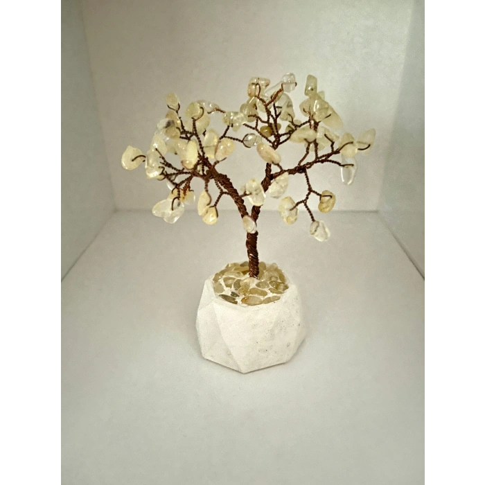 Sarı Sitrin Doğaltaş Ağaç