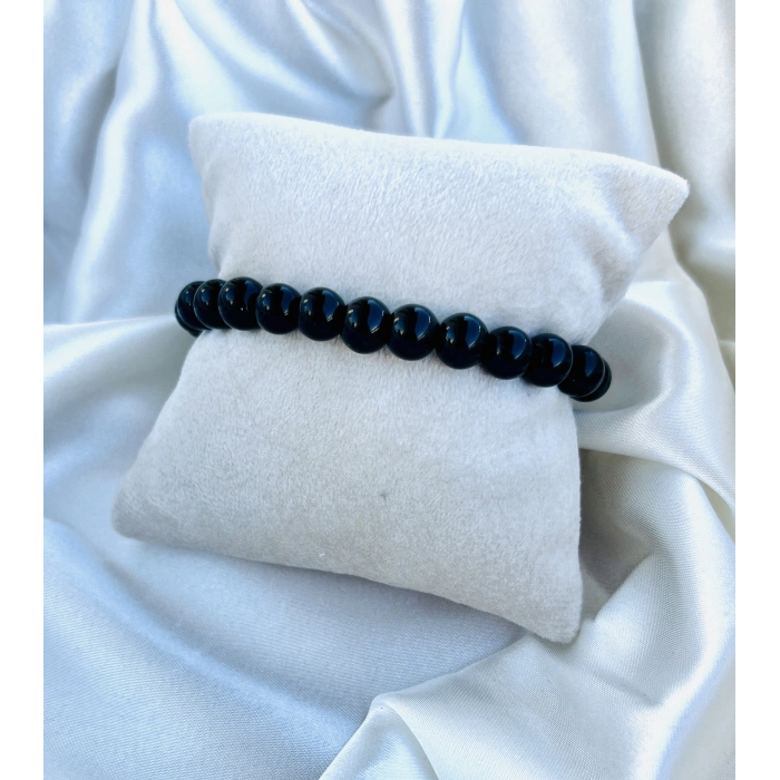 Siyah Doğal Taş Bileklik