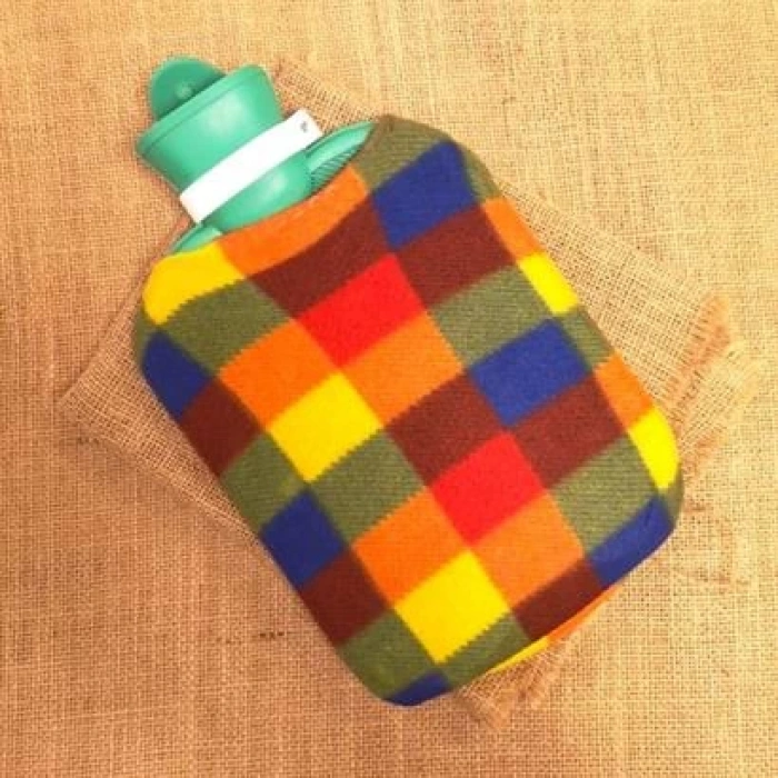 TUFEYO 2 Litre Polar Kılıflı Sıcak Su Torbası 1. Sınıf  Kavuçuk Malzeme