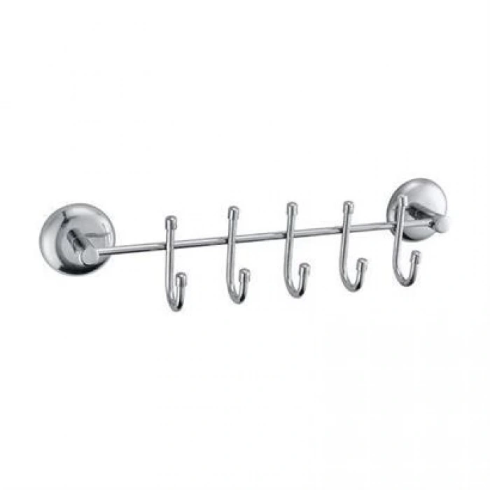 TUFEYO 5 Kancalı Dekoratif Askılık Mutfak Banyo Duvar Yüzeyi Askısı