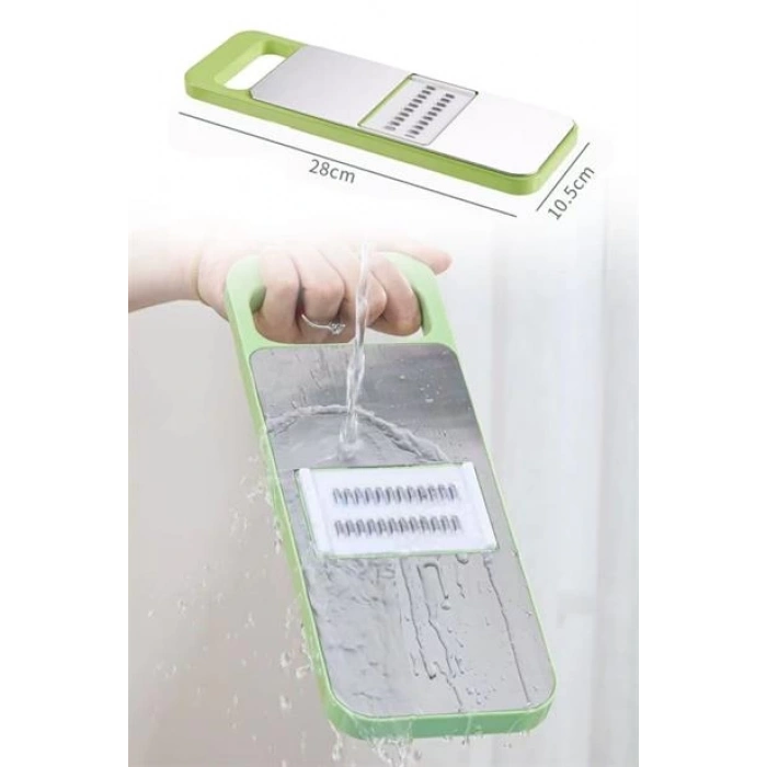 TUFEYO 7 Farklı Bıçaklı Doğrayıcı Keskin Pratik Mutfak Rendesi Doğrayıcı