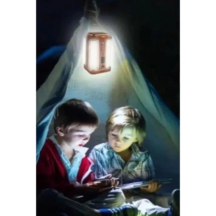 TUFEYO 80 Ledli Süper Güçlü Güneş Enerjisi İle Şarj Olabilen Solar Lamba Asılabilir Işıldak HG-1664