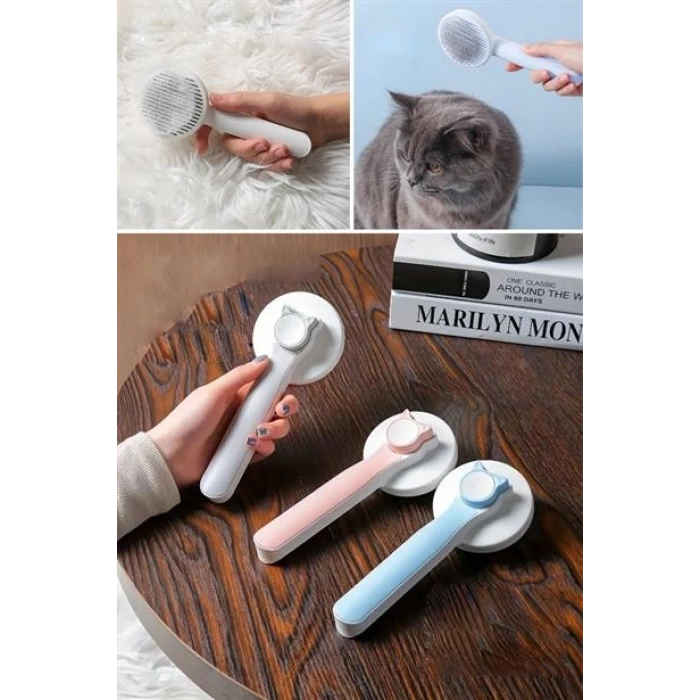 TUFEYO Basmalı Kedi Köpek Tüy Toparlayıcı Masaj Etkili Pet Fırçası