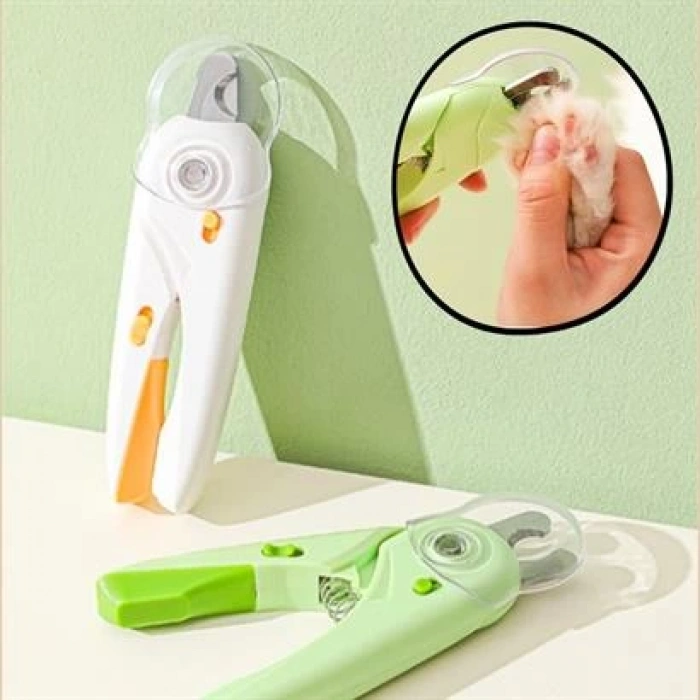 TUFEYO  Evcil Hayvanlar İçin Ledli Törpü Detaylı Tırnak Çakısı Makası