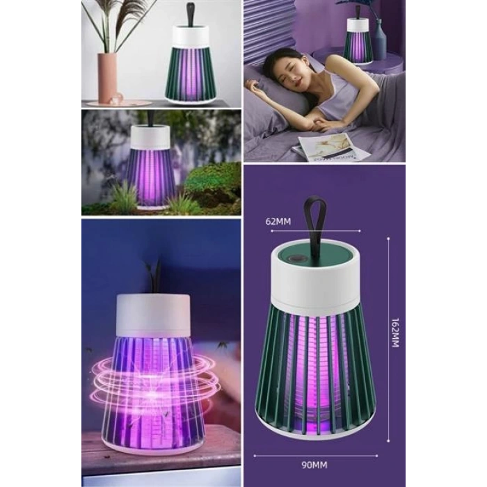 TUFEYO İç ve Dış Mekanlar İçin Şarjlı Sinek Öldürücü Sivrisinek Kovucu,UV Işıklı Sineksavar Taşınabilir Gece Lambası