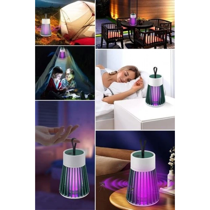 TUFEYO İç ve Dış Mekanlar İçin Şarjlı Sinek Öldürücü Sivrisinek Kovucu,UV Işıklı Sineksavar Taşınabilir Gece Lambası
