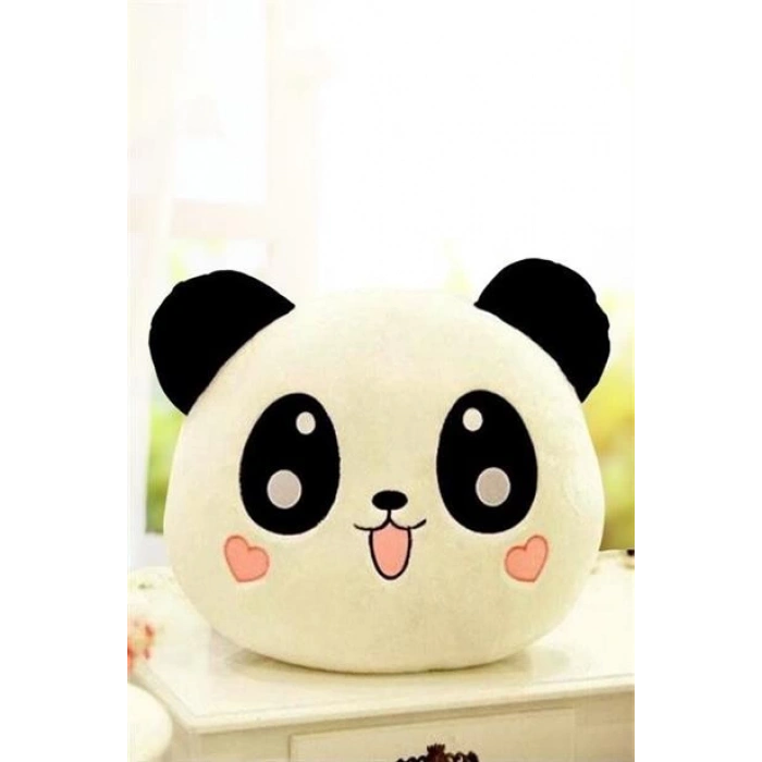 TUFEYO Kalpli Yanaklı Sevimli Panda Yastık